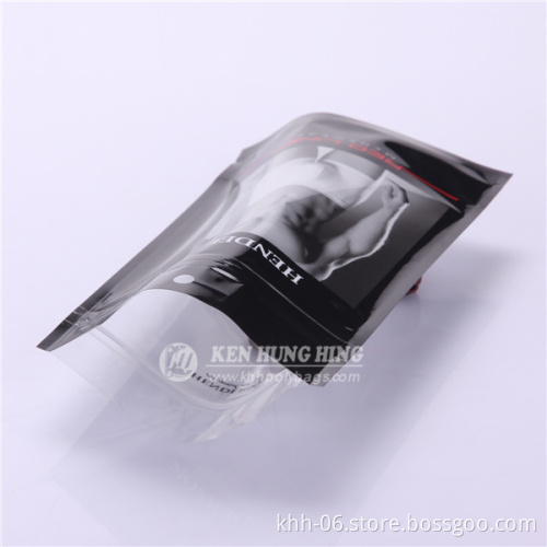 High Quality Printed Underwear packaging Stand up Ziplock Bags